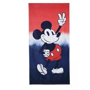 The Big One® Oversized Mickey Printed Beach Towel NWT